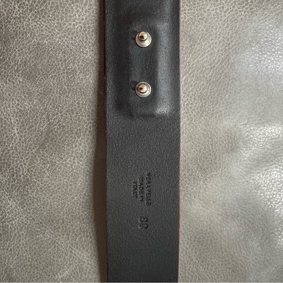 MAISON MARTIN MARGIELA Abstract Snakeskin Print Leather Belt - Picture 9 of 11